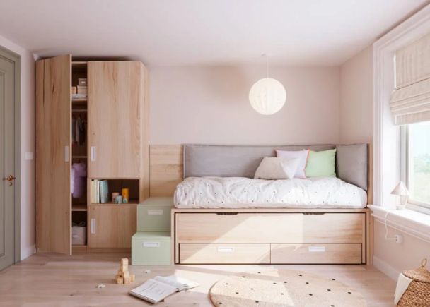 Las camas nido como buena opción para cuartos infantiles